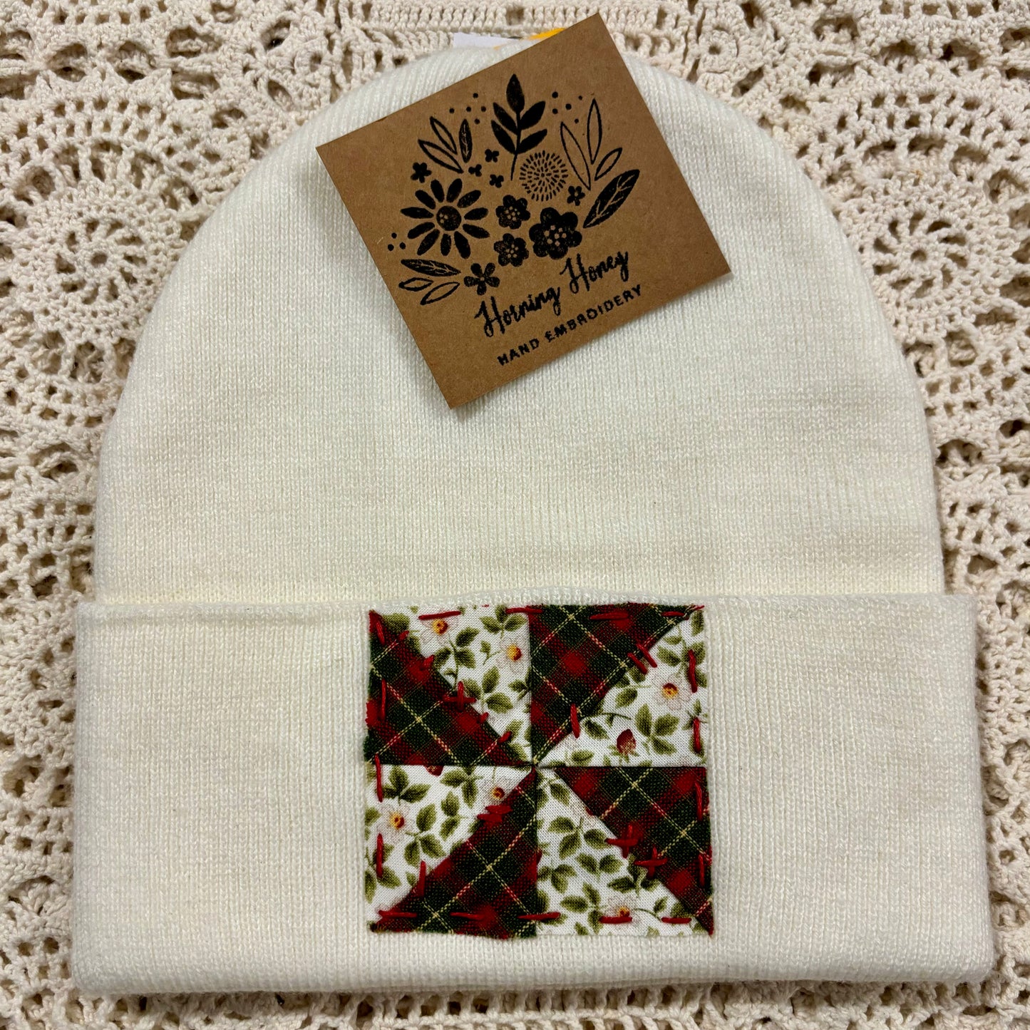 Quilt Square Beanie