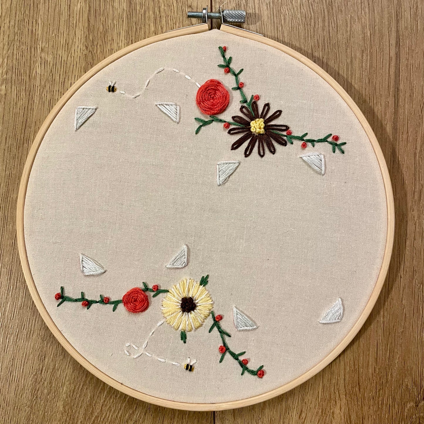 Hand Embroidered Polaroid Instax Frame