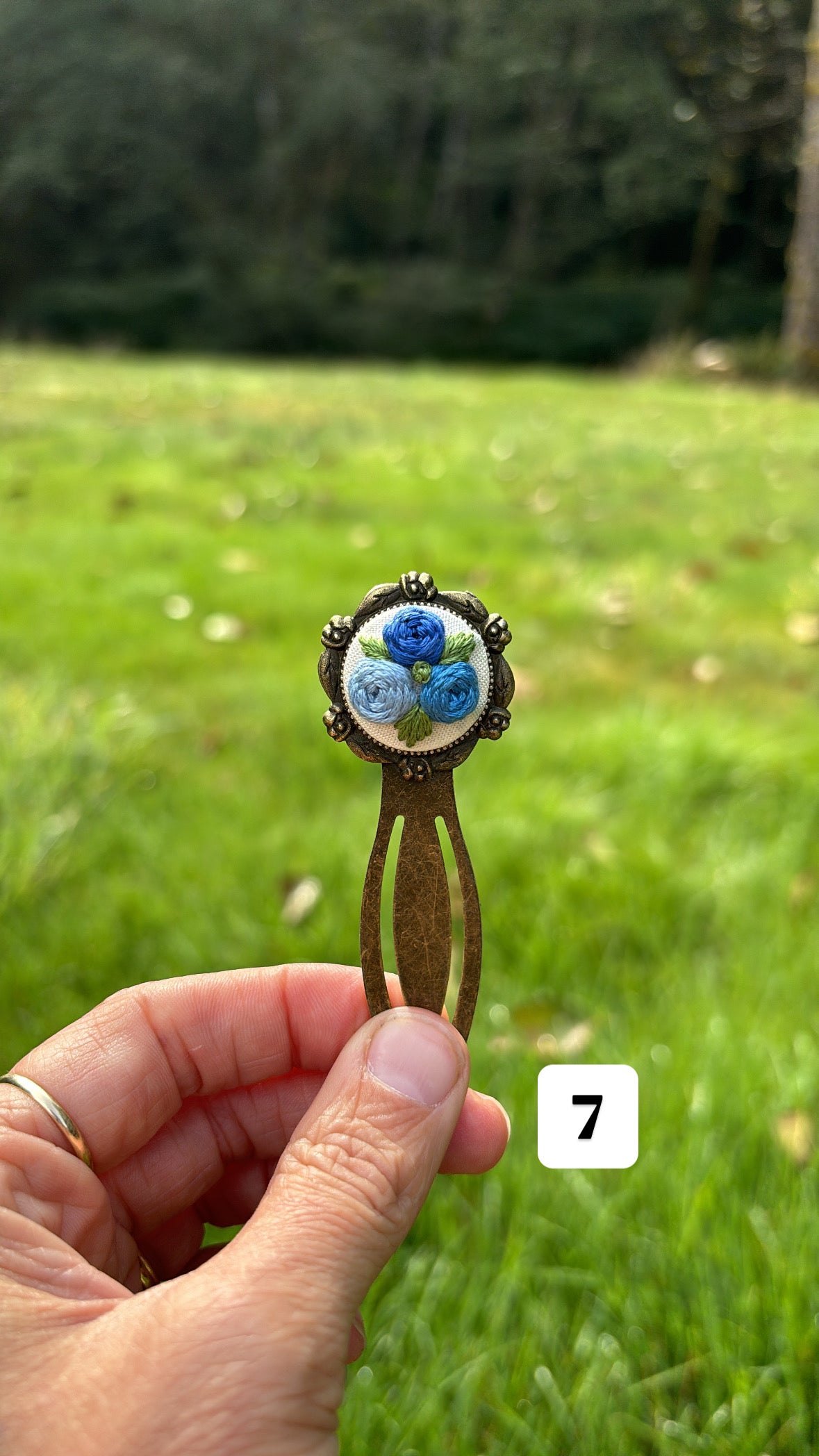 Hand Embroidered Bookmarks