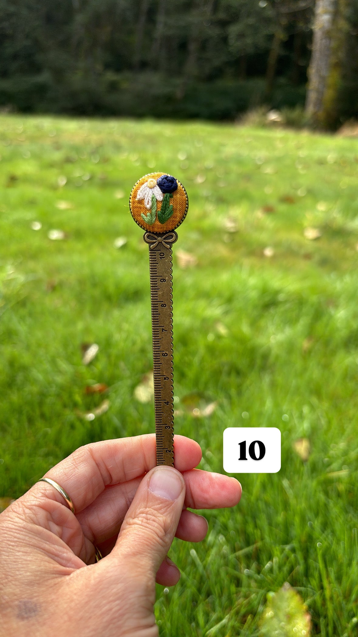 Hand Embroidered Bookmarks