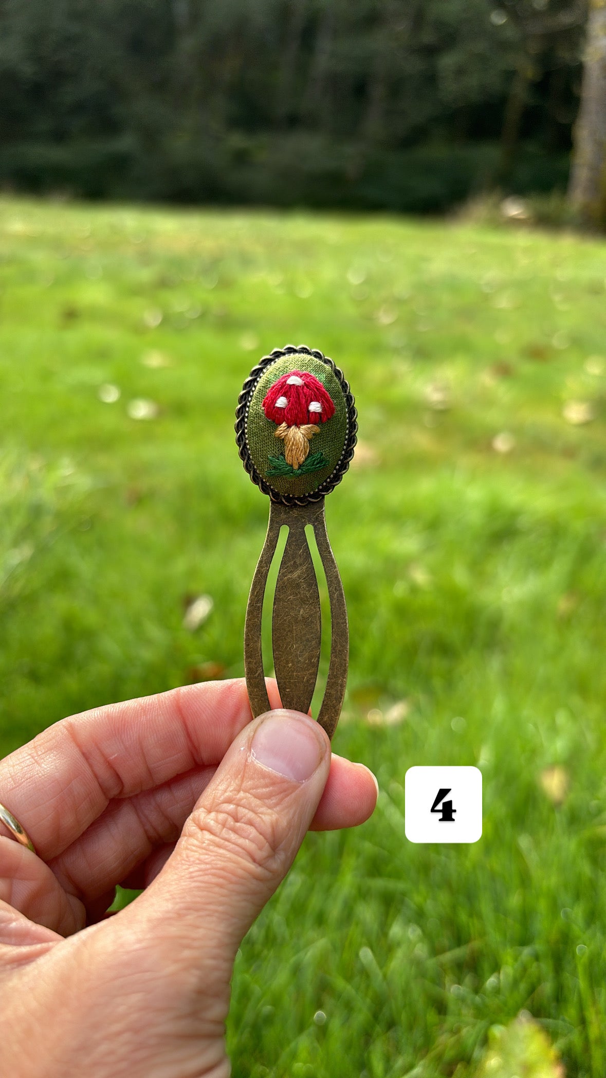 Hand Embroidered Bookmarks