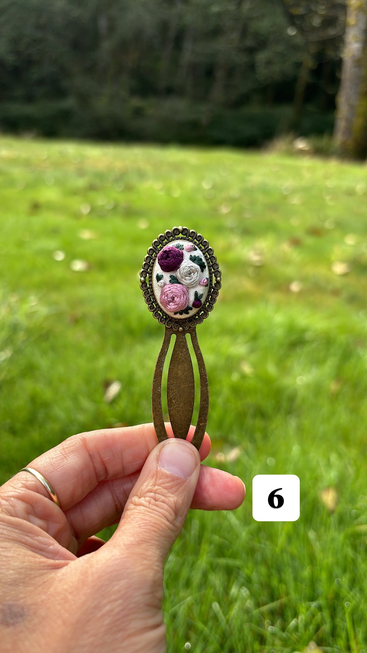 Hand Embroidered Bookmarks