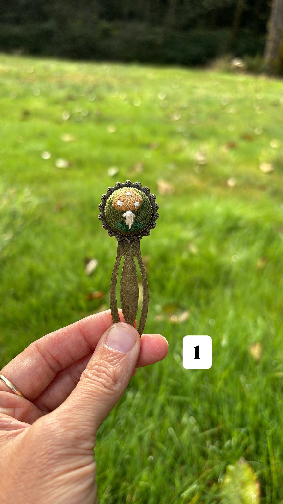 Hand Embroidered Bookmarks