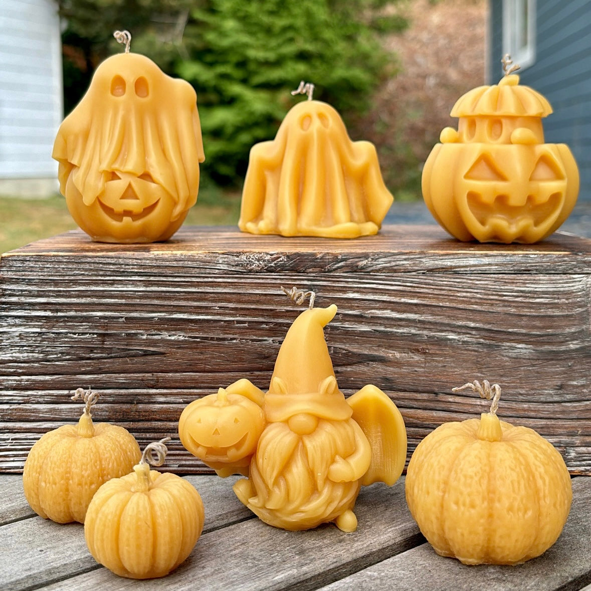 Spooky Season Beeswax Candles