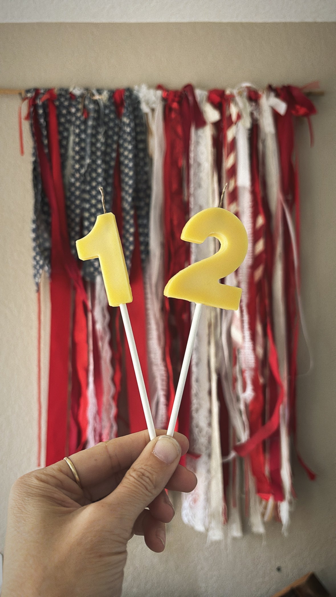 Beeswax Birthday Numbers