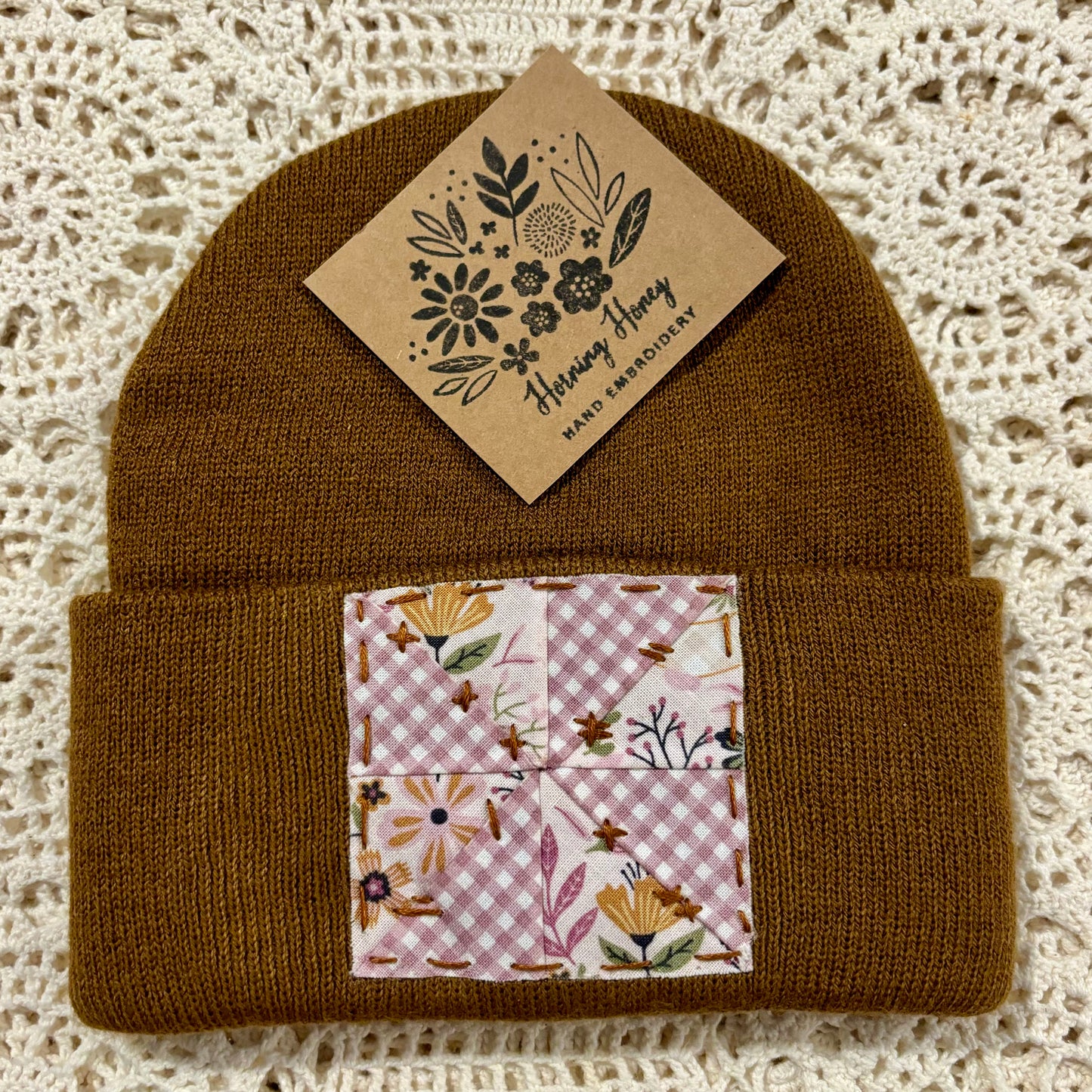 Quilt Square Beanie