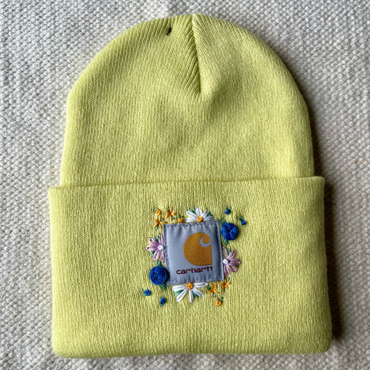 Adult Hand Embroidered Beanie