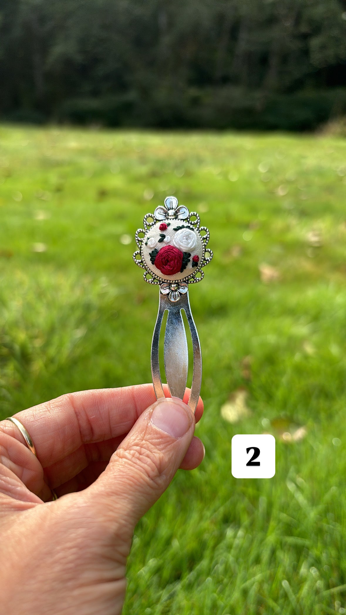 Hand Embroidered Bookmarks