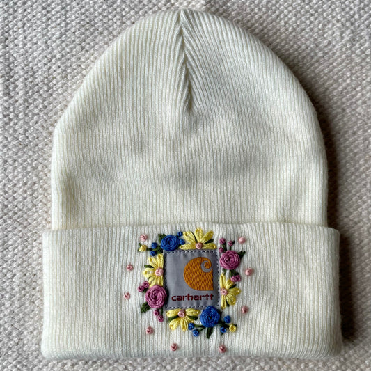 Baby/Toddler Hand Embroidered Beanie