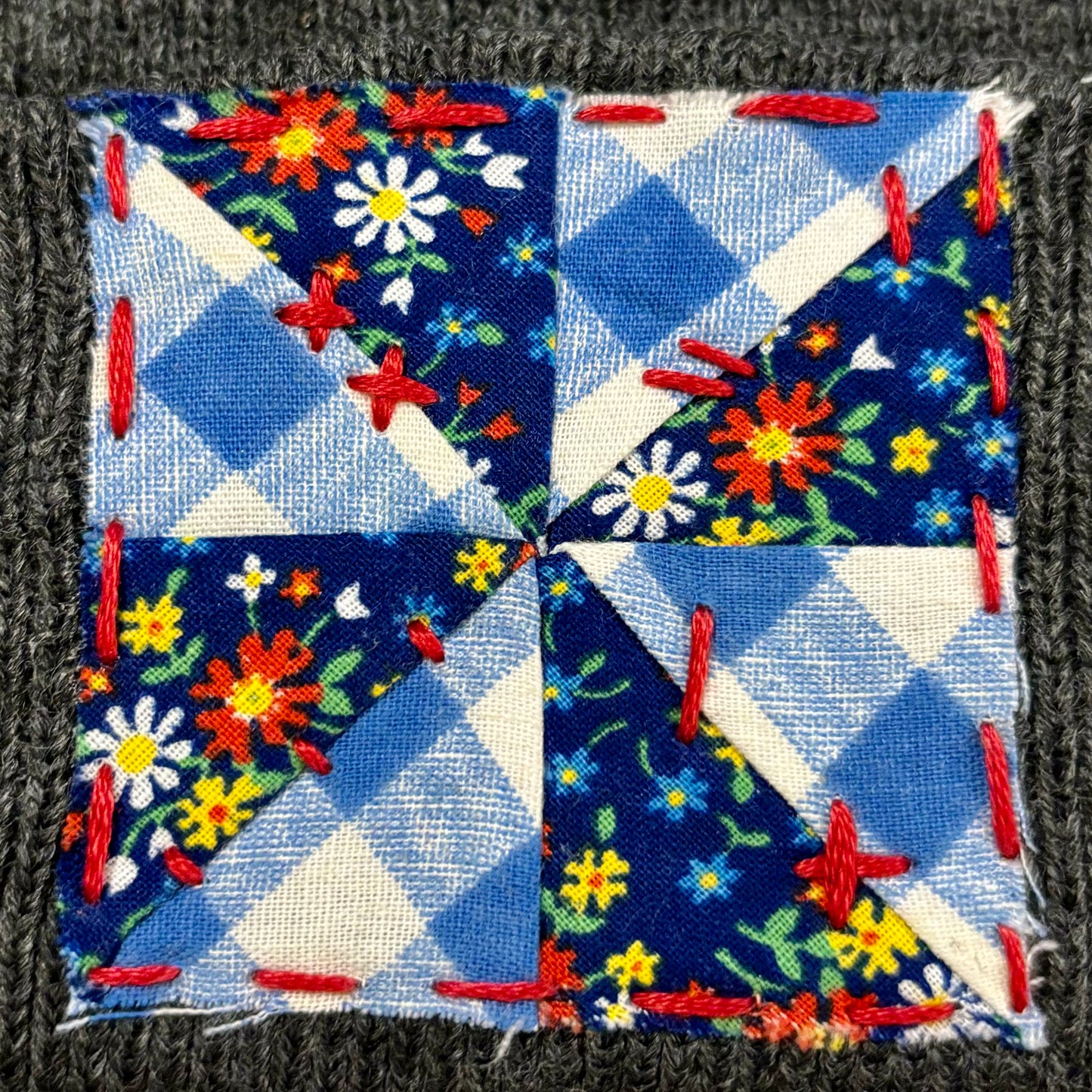 Quilt Square Beanie