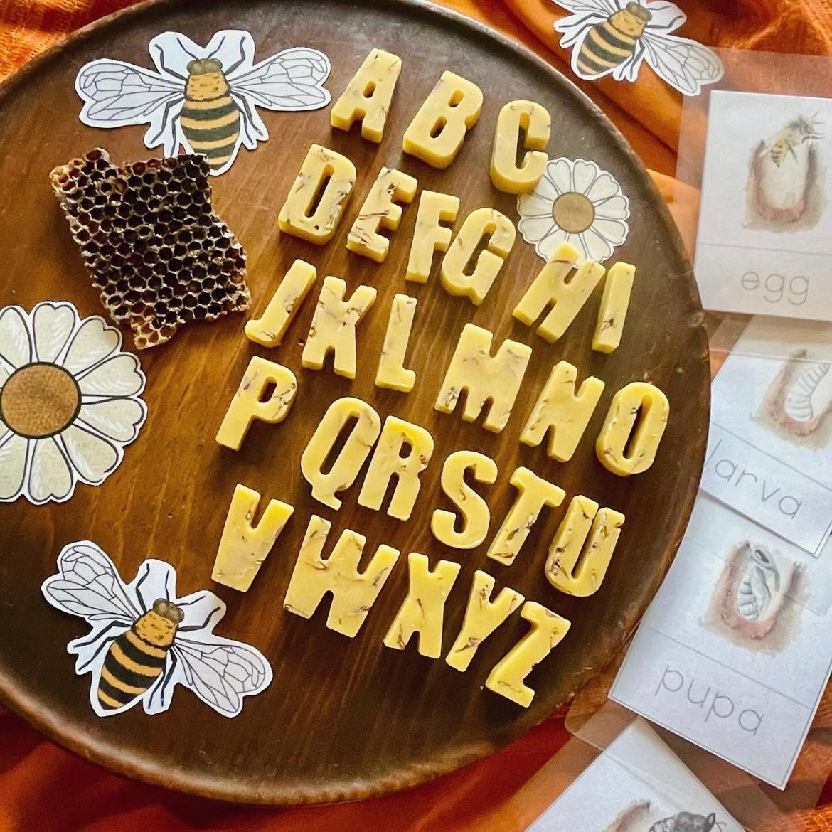 Beeswax Alphabet Set