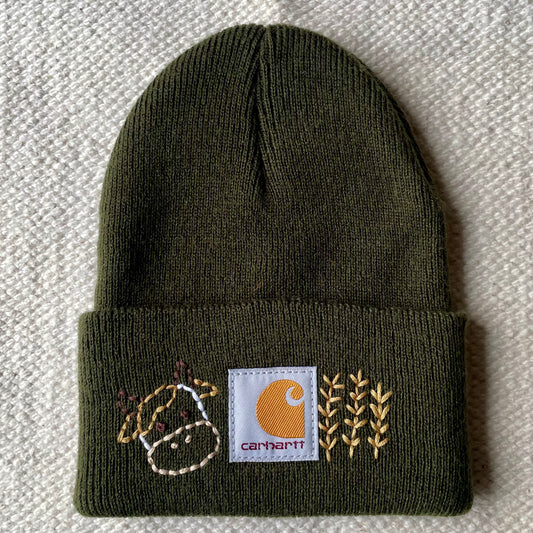 Baby/Toddler Hand Embroidered Beanie