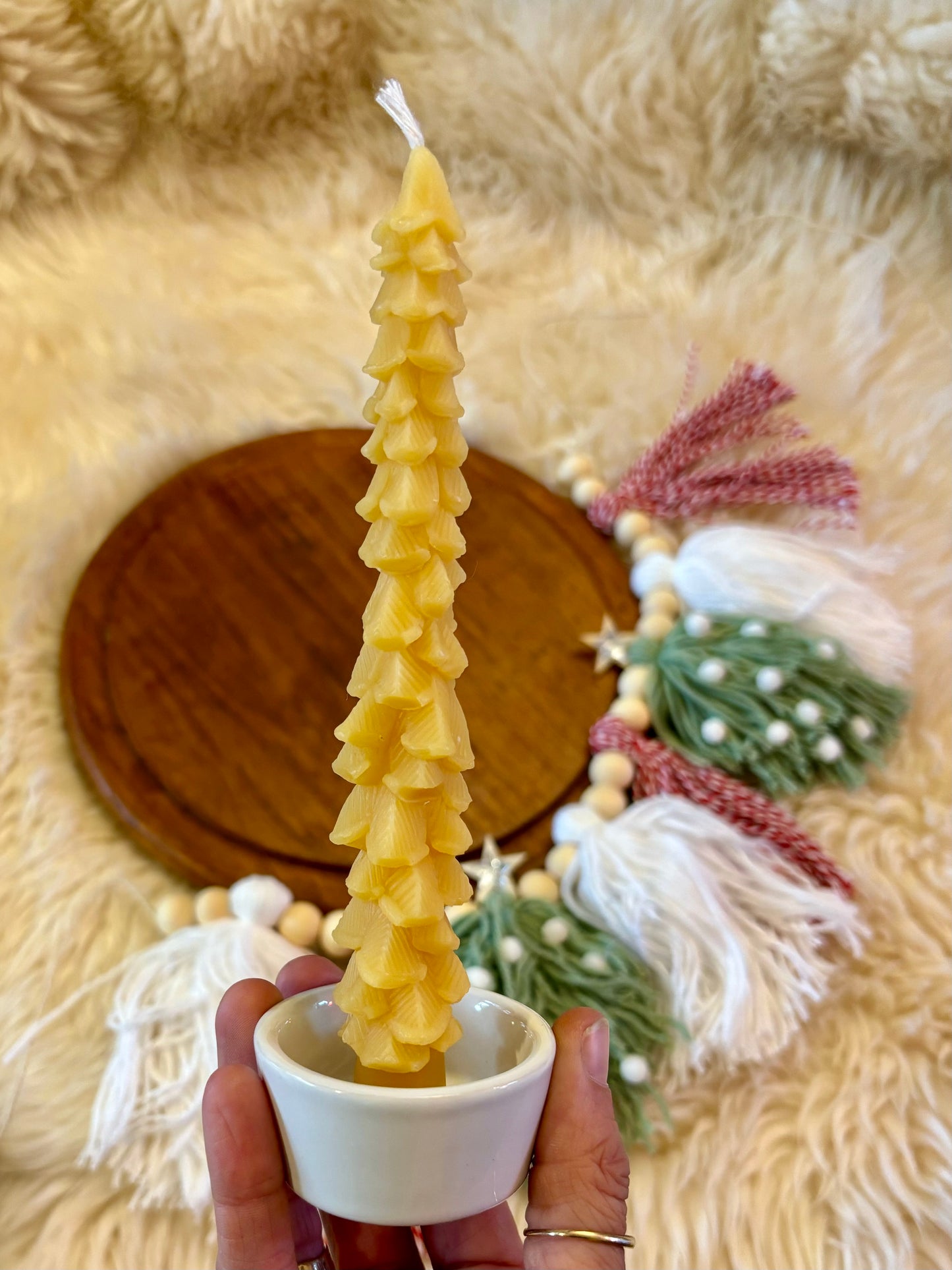 Beeswax Tree Taper Set