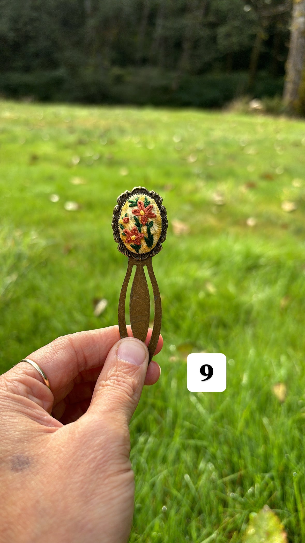 Hand Embroidered Bookmarks