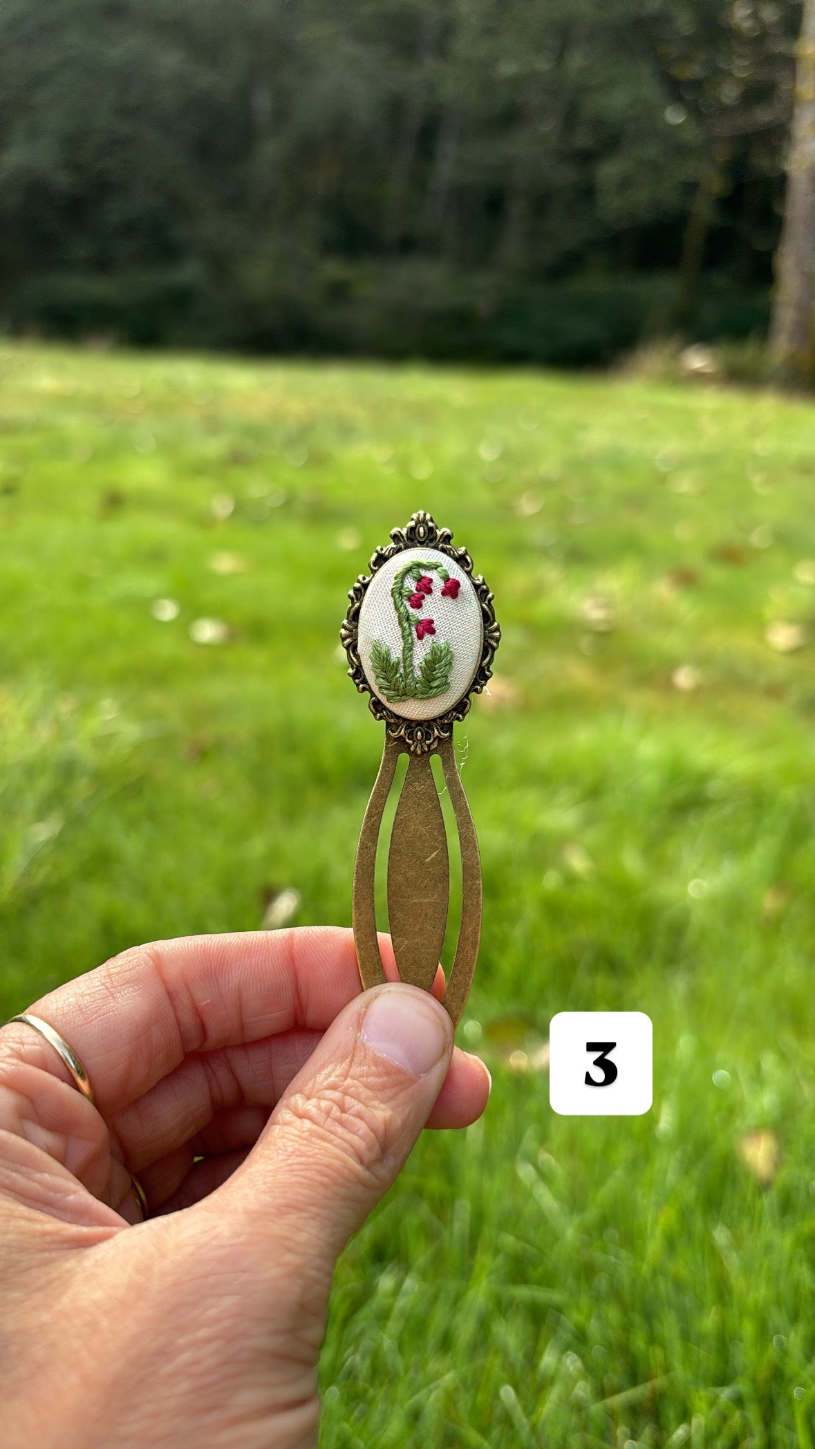 Hand Embroidered Bookmarks