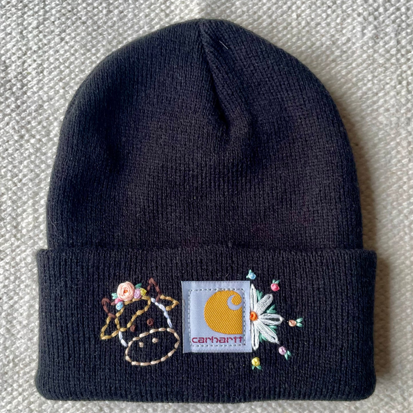 Baby/Toddler Hand Embroidered Beanie