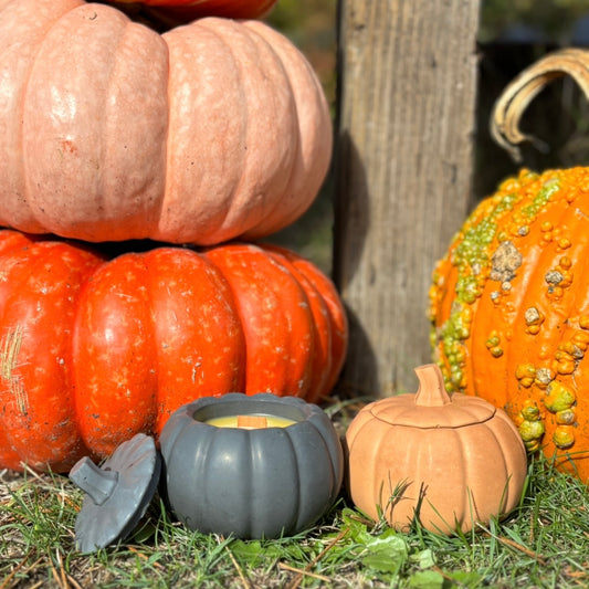 Pumpkin Beeswax Candle