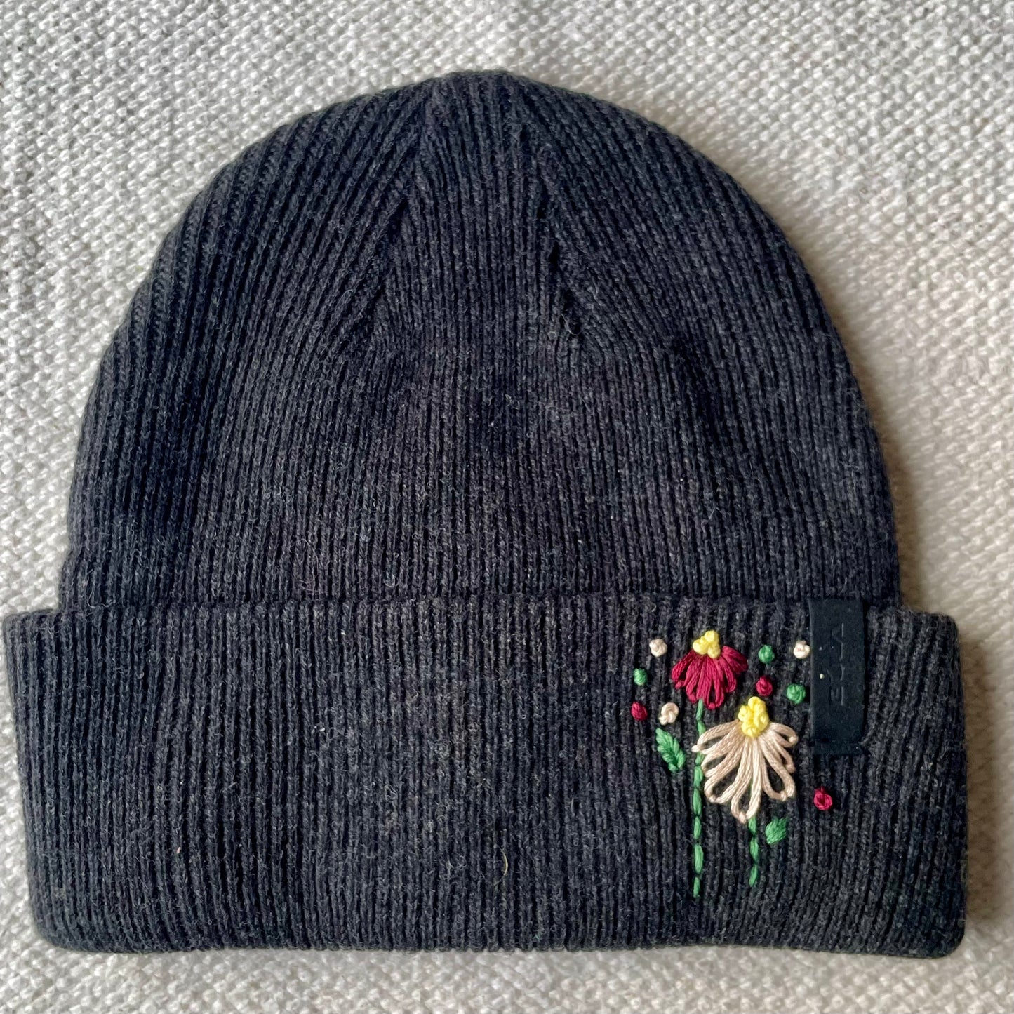 Adult Hand Embroidered Beanie