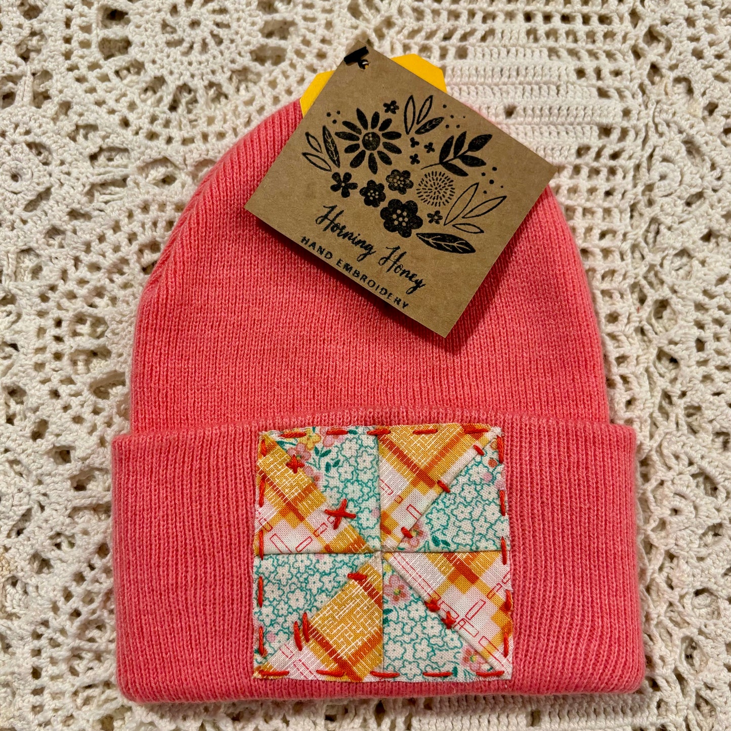 Quilt Square Beanie