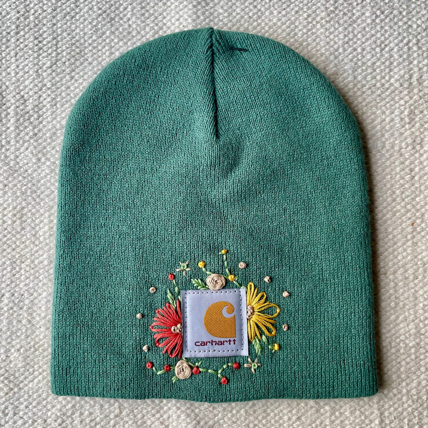 Adult Hand Embroidered Beanies