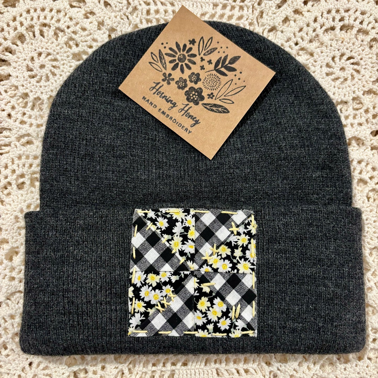 Quilt Square Beanie