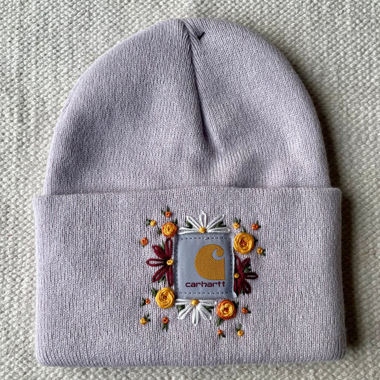 Adult Hand Embroidered Beanie