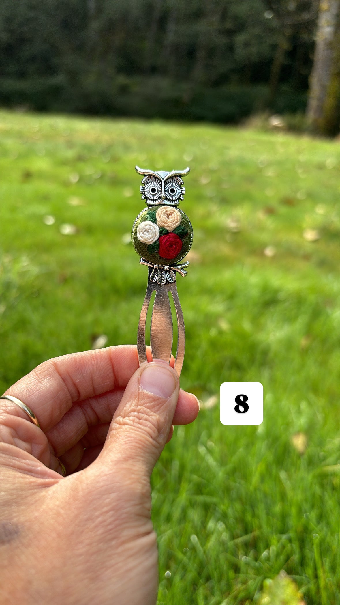 Hand Embroidered Bookmarks