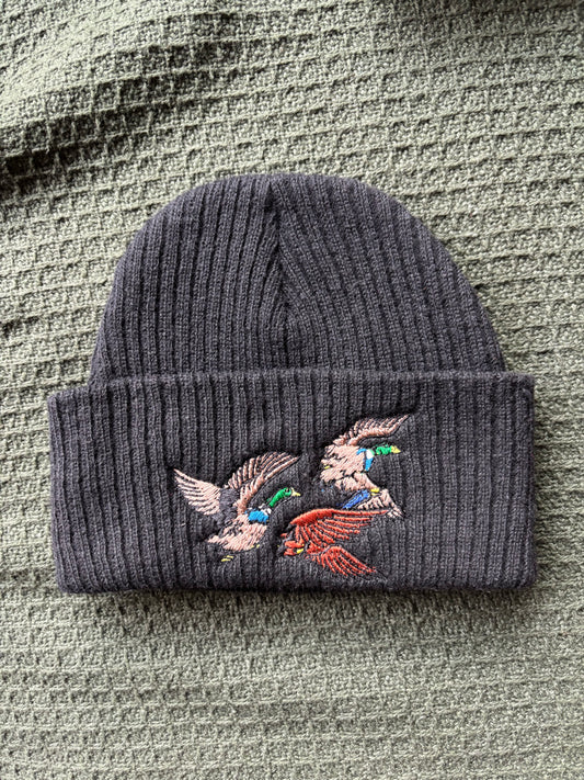 Baby/Toddler Black Mallard Beanie
